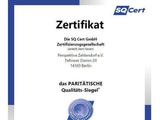 Qualität mit Brief und Siegel