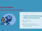 Trialog-Seminar: Psychische Erkrankungen im Gespräch
